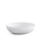 Lavabo ovale da appoggio senza piletta di scarico Lineabeta Acquaio in ceramica bianco lucido cm 49x34