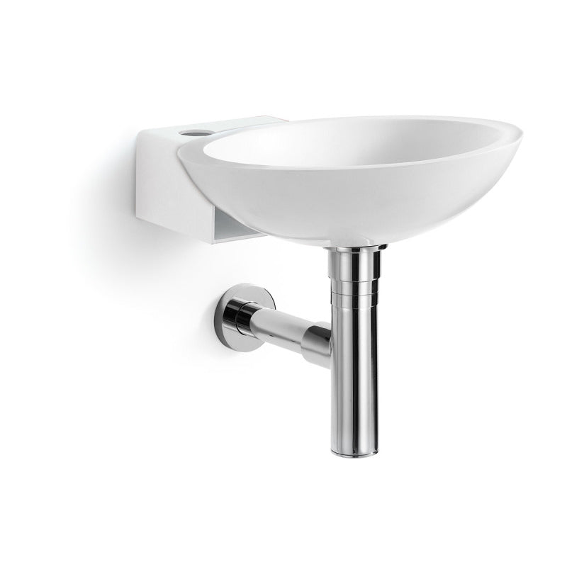 Lavabo a muro con supporto