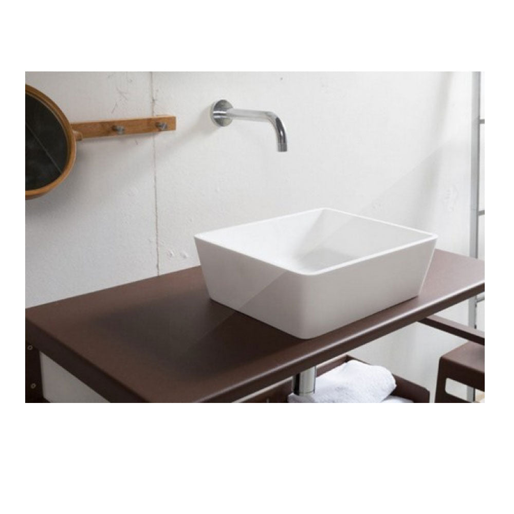 Lavandino da appoggio 'SlashBasic Basin' in Solid Sufrace cm 39