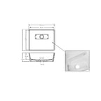 Lavandino da appoggio 'SlashBasic Basin' in Solid Sufrace cm 39