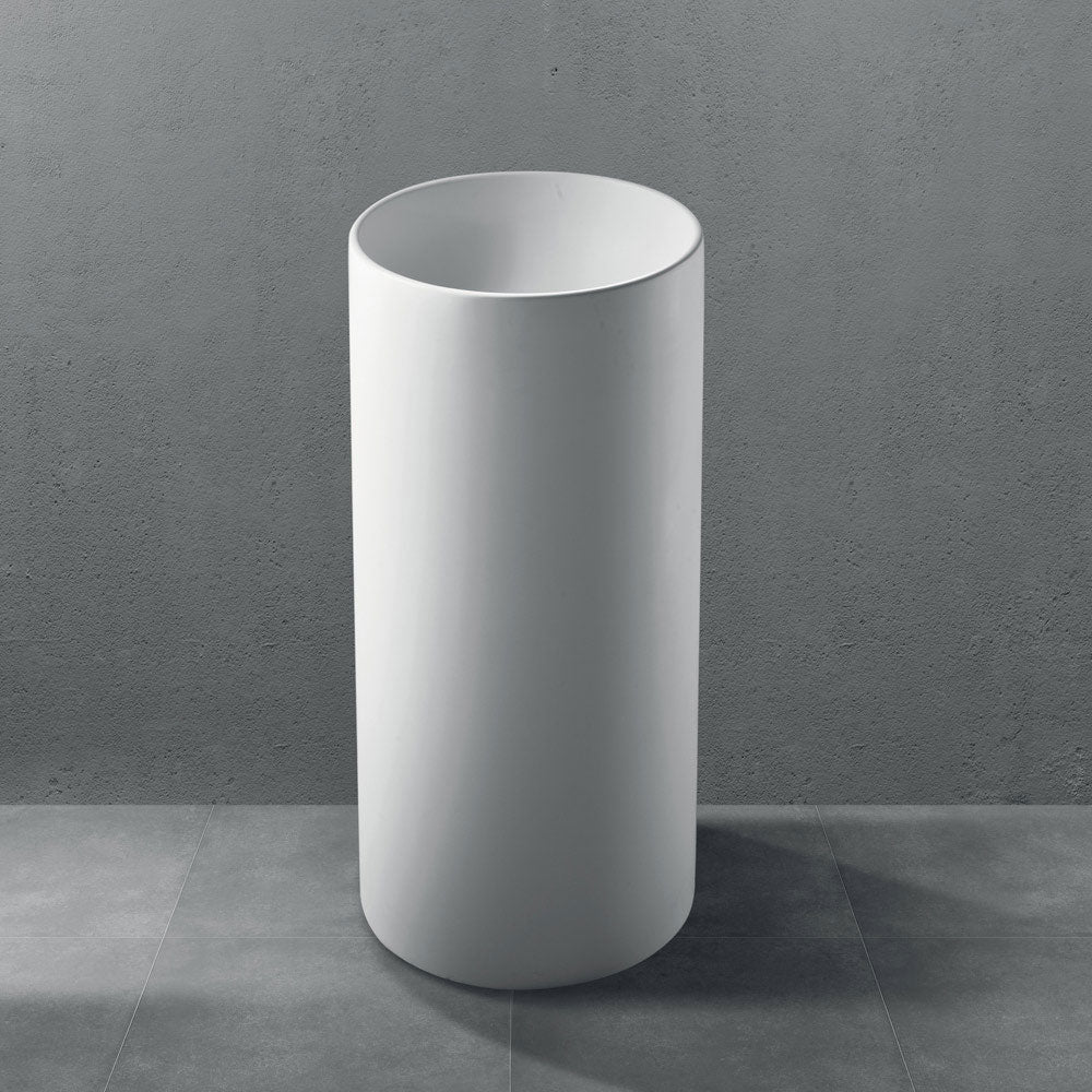 Lavandino da terra 'TheTube Basin' in solid surface Ã˜ 42