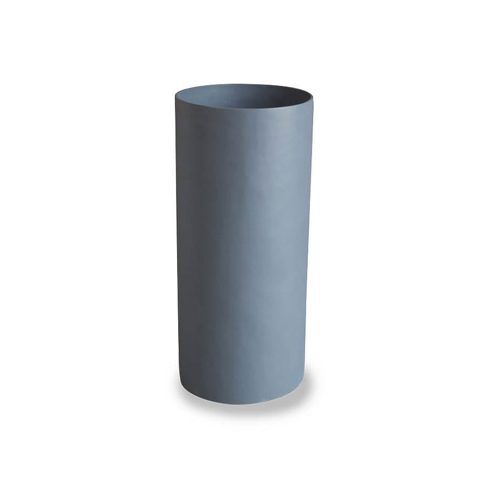 Lavandino da terra 'Cilindro Basin' in resina Ã˜ 40x90h cm by Cipi - colore grigio elefante