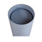 Lavandino da terra 'Cilindro Basin' in resina Ã˜ 40x90h cm by Cipi - colore grigio elefante