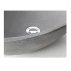 Lavabo da appoggio modello Sodo Basin in resina cm 53x38x16h di Cipi - Cemento