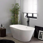 Vasca da bagno Freestanding in acrilico modello Ancona da 150 cm - Bianco