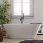 Vasca da bagno Freestanding in acrilico modello Ancona da 150 cm - Bianco