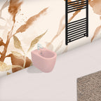 Sanitari Filomuro Rimless con copriwater Soft Close BathCore serie Infinity 53x36