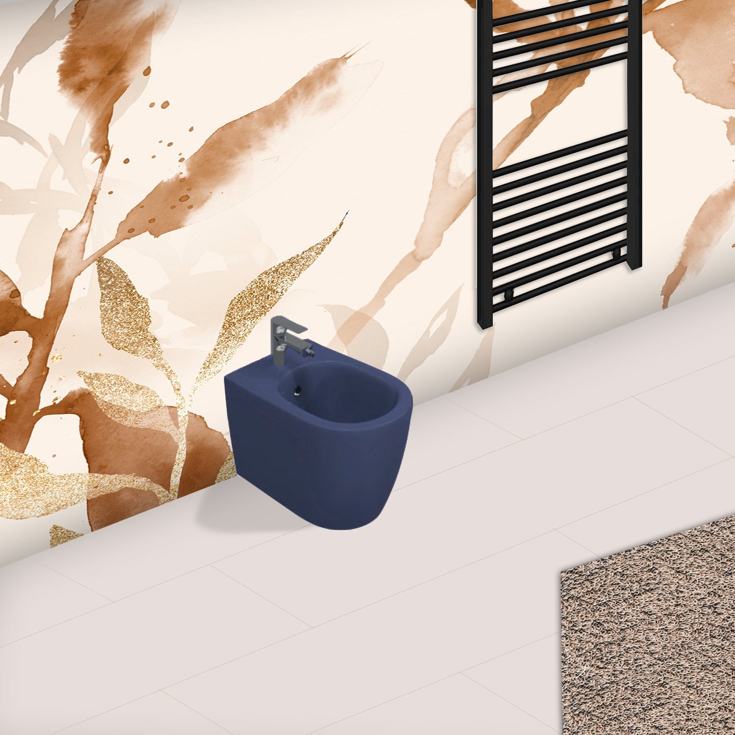 Bidet Filomuro Rimless BathCore serie Infinity 53x36