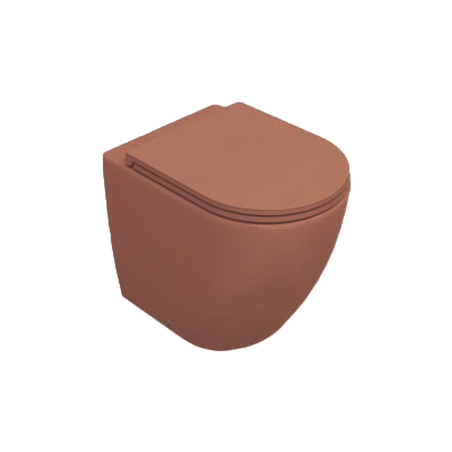 Vaso filomuro Rimless BathCore serie Infinity 52x36