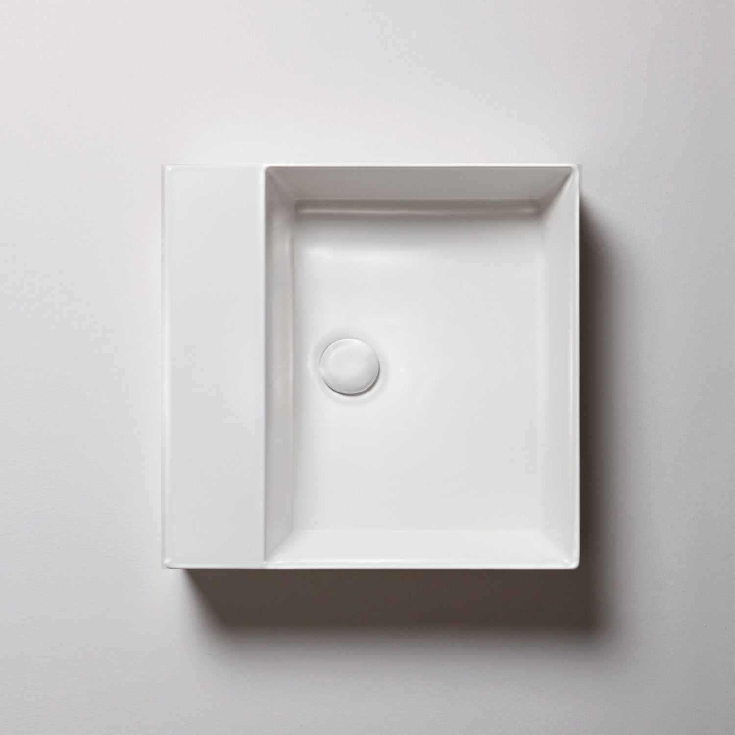 Lavabo da appoggio squadrato Ceramica Azzurra Elegance 35x35 cm