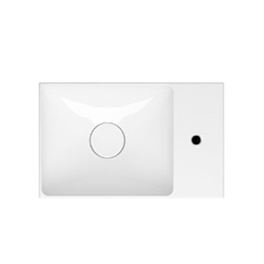 Lavabo cm 30x20x14h. Installazione da appoggio o sospesa. Completo di fissaggi.  In ceramica biancaÂ 