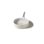 Lavabo tondo da appoggio diam38cm serie Smart-B di Ceramica Galassia -  Sabbia