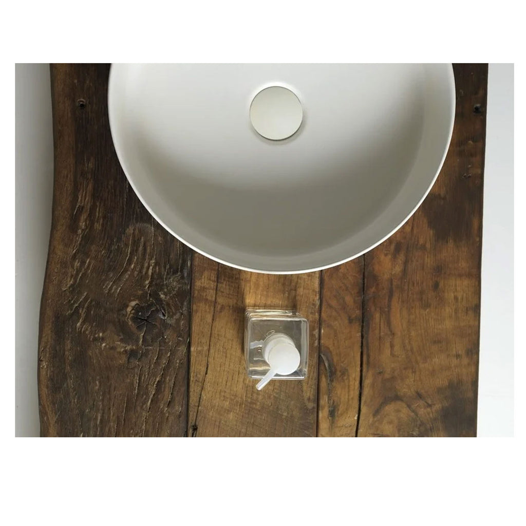 Lavabo tondo da appoggio diam38cm serie Smart-B di Ceramica Galassia -  Sabbia