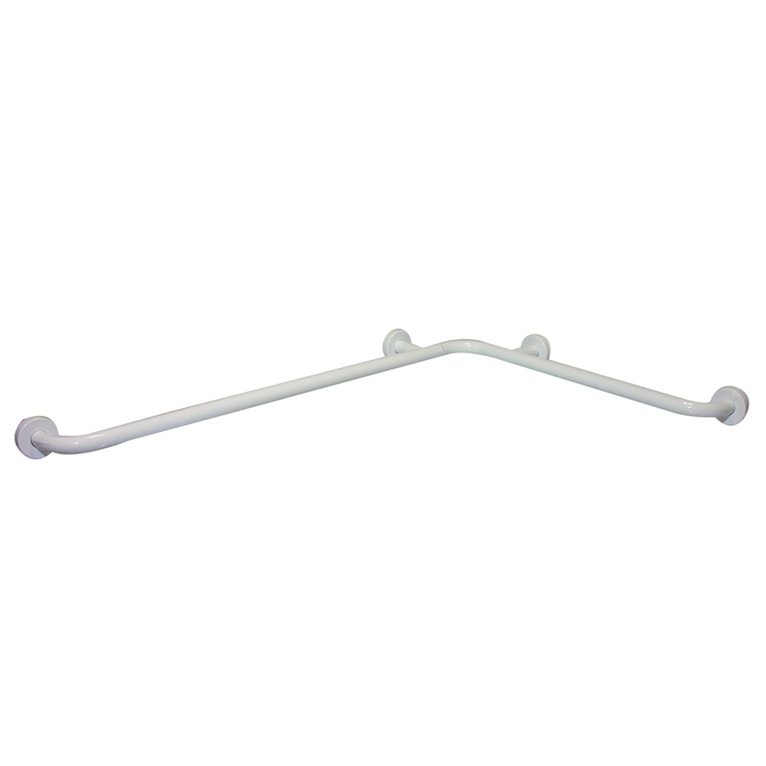 Maniglione angolare di sostegno 65x100 cm in acetalico bianco