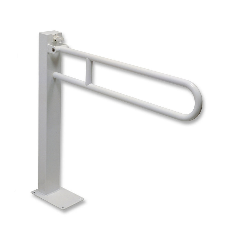 Barra di sostegno ribaltabile a colonna con dispositivo di bloccaggio - 65 cm
