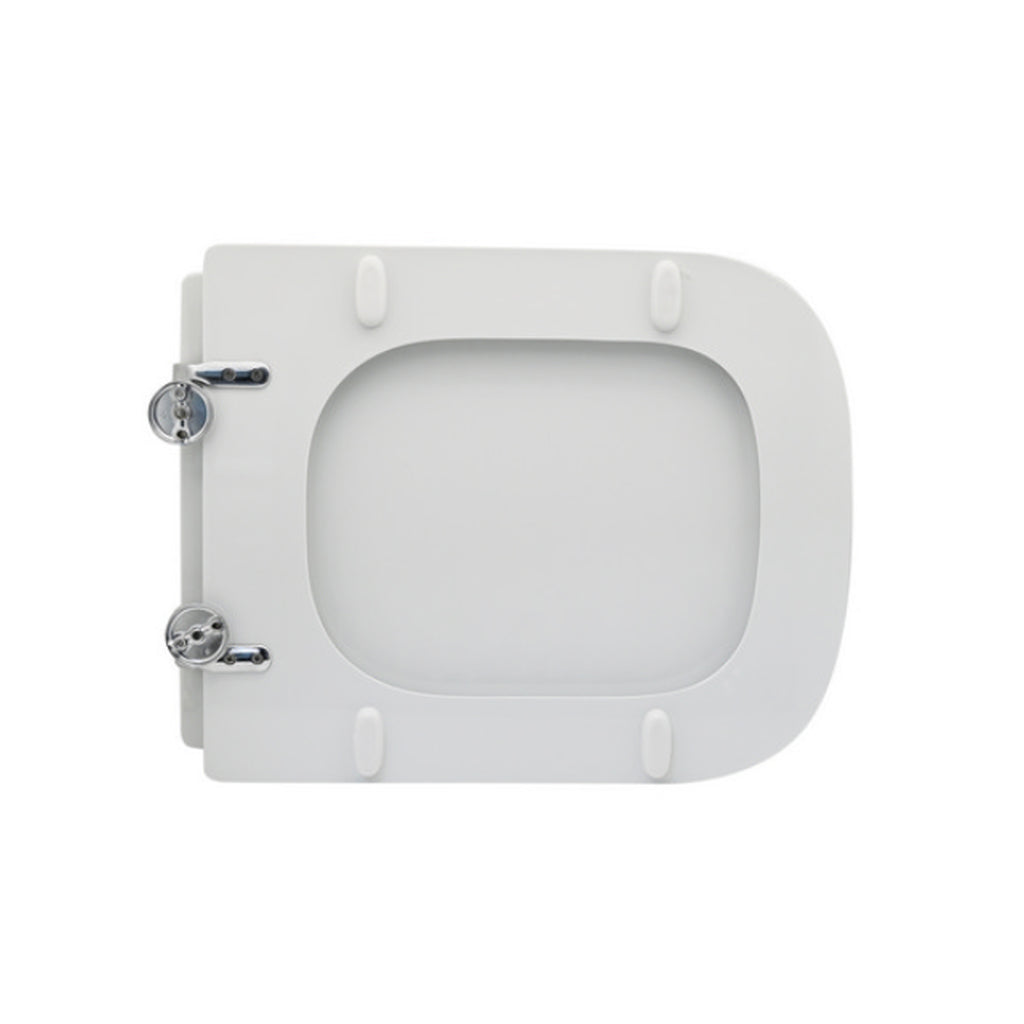 Copriwater per collezione Stone di Globo - Bianco lucido