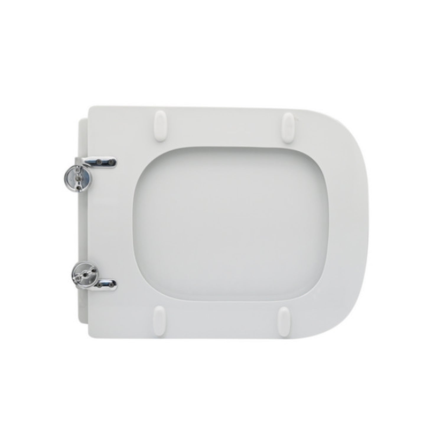 Copriwater per collezione Stone di Globo - Bianco lucido