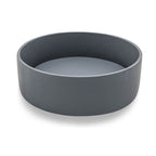 Lavandino da appoggio 'TrabocchettoRound Basin' in resina cm 40x13h by Cipi - Grigio elefante