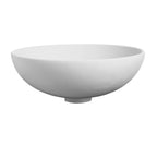 Lavandino da appoggio 'Pop Basin' in resina Ã˜ 38x15h cm by Cipi - Bianco matt