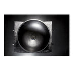 Lavandino da appoggio 'Pop Basin' in resina Ã˜ 38x15h cm by Cipi - Nero