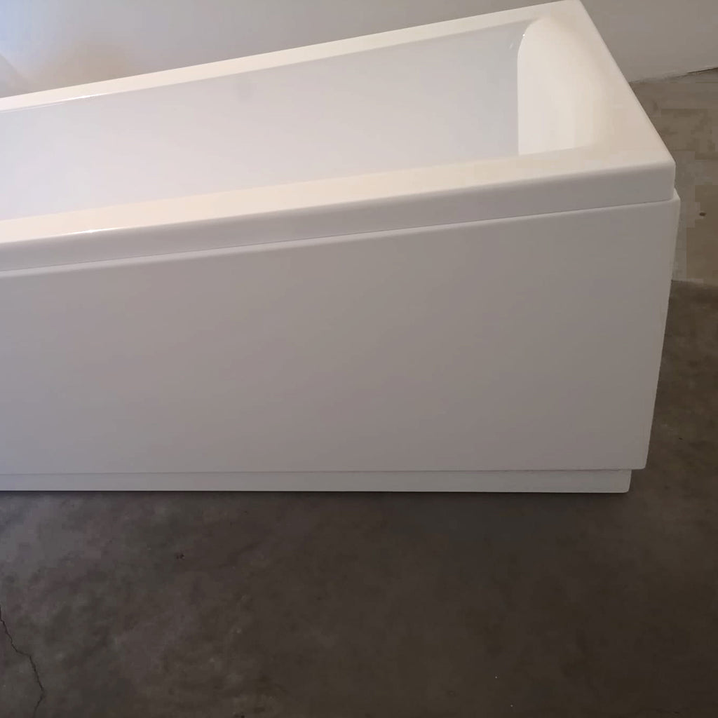 Vasca Bagno rettangolare in acrilico con poggiatesta cm 180x80