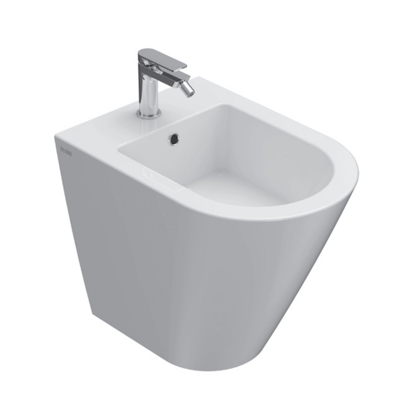 Bidet filoparete Multi 57x36 cm modello Forty3 Ceramica Globo