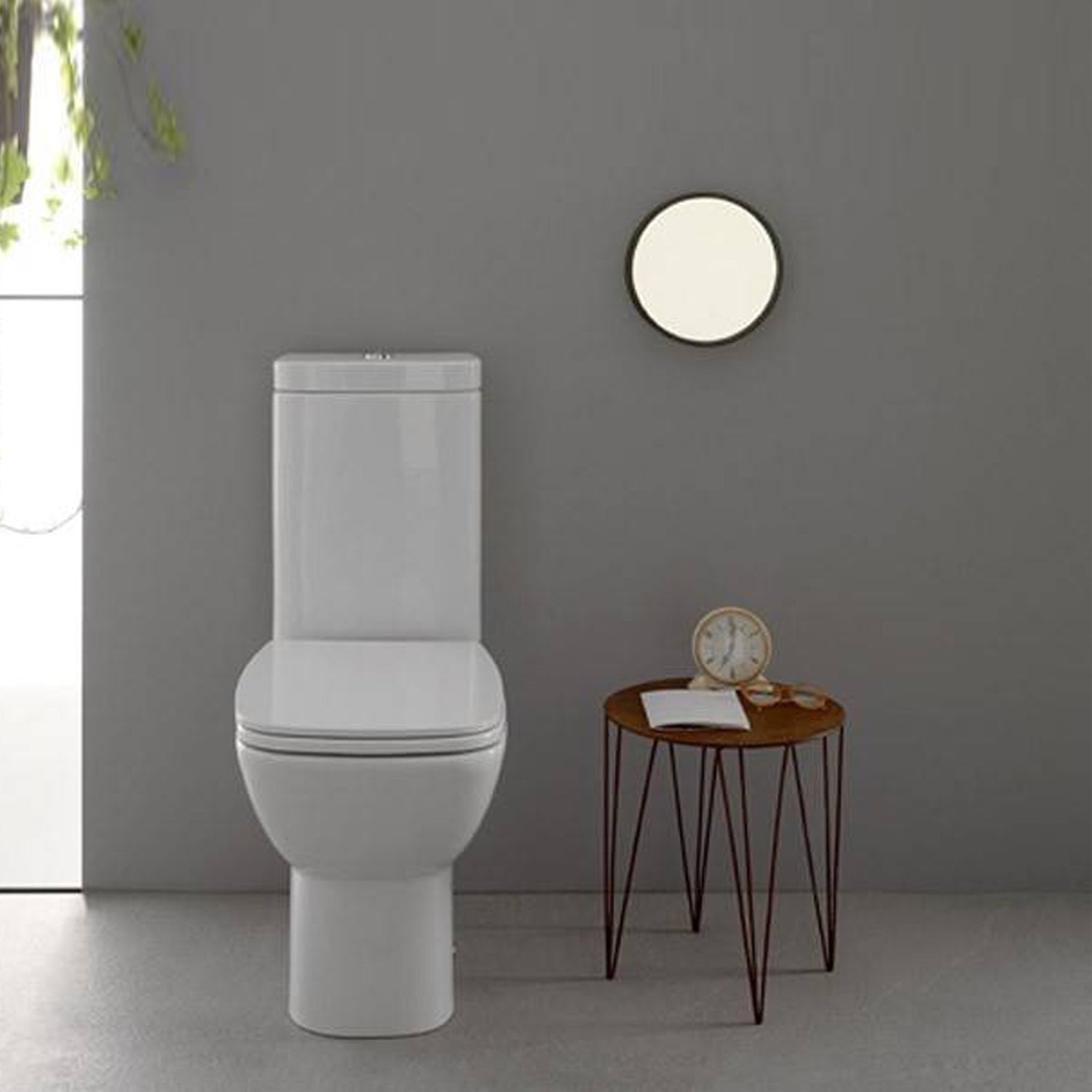 Vaso monoblocco filoparete 65x37 cm modello Daily Ceramica Globo - sedile Softclose