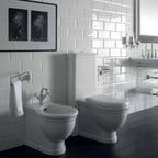 Bidet monoforo installazione filo parete 57x38 cm modello Paestum Ceramica Globo