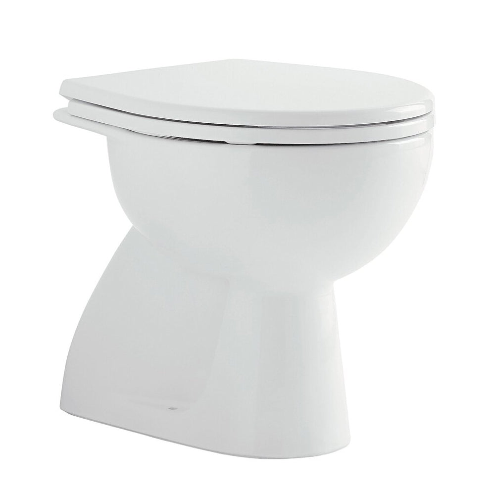 Sanitari distanziati da parete con scarico a parete wc+bidet +sedile softclose Geberit 'ColibrÃ¬ 2' cm 53