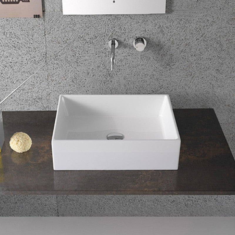 Lavabo da Appoggio Ceramica Globo Forty3 50X37 FO050.BI