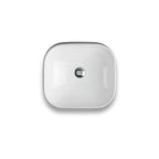 Lavabo da appoggio Althea 45X40 in ceramica bianca lucida