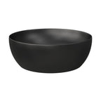 Lavabo da appoggio Ceramica Azzurra Elegance Circle 40 cm con bordo sottile - Carbonio/Antracite
