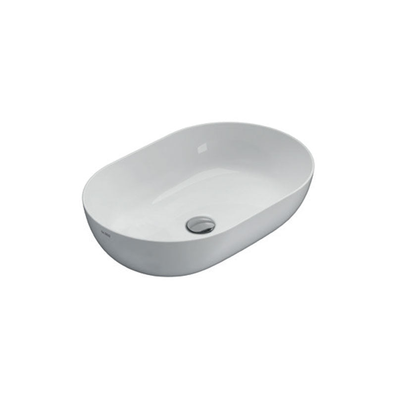 Lavabo da appoggio T-Edge 60x41 cm con bordo sottile Ceramica Globo