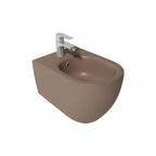Sanitari sospesi Rimless con copriwater Soft Close BathCore serie Infinity 53x36