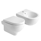 Sanitari sospesi Ceramica Azzurra serie Nuvola con sedile soft-close 46x35x24