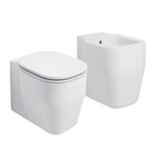 Sanitari Filoparete Ceramica Azzurra Glaze WC + BIDET + SEDILE