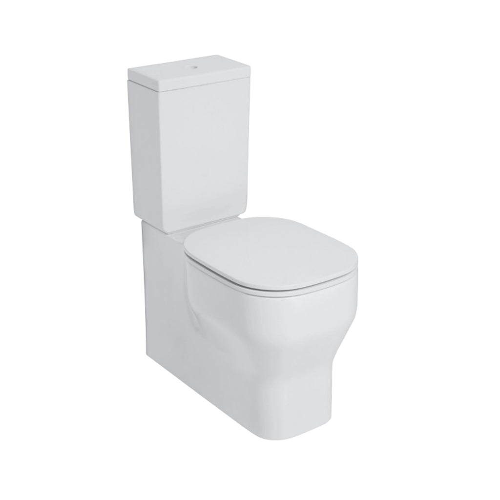 Vaso Monoblocco Filomuro completo di cassetta e sedile Ceramica Azzurra Glaze sedile soft close