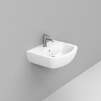 Lavabo sospeso o da appoggio su semicolonna Ceramica Dolomite modello Mia 68x48 cm
