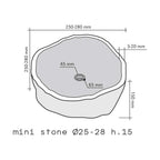 Lavabo da Appoggio in Pietra Mini Stone