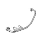 Maniglione con portasapone per vasca in ottone cromato collezione Hermitage di Colombo Design