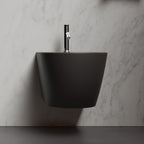 Coppia di WC e bidet sospeso Domus Falerii collezione Fogliolina meteorite