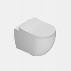 Coppia di WC e bidet sospeso Domus Falerii collezione Fogliolina bianco lucido