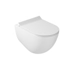 Vaso Sospeso senza brida 56x36 cm serie Dream di Galassia con sedile extra slim