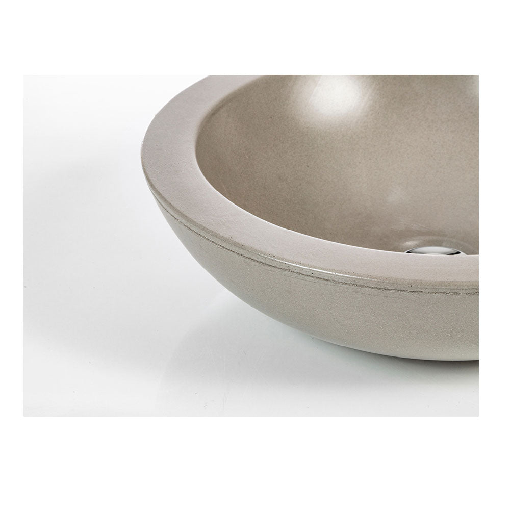 Lavandino da appoggio 'BetonSpot Basin' in cemento e resine cm 41