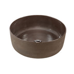 Lavandino da appoggio 'Index Rough' in argilla cm 42x16h by Cipi