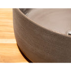 Lavandino da appoggio 'Index Rough' in argilla cm 42x16h by Cipi