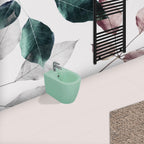 Sanitari Filomuro Rimless con copriwater Soft Close BathCore serie Infinity 53x36