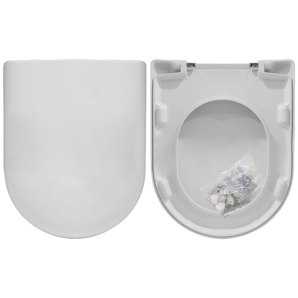 Sedile wc bianco per Hatria vaso Daytime larghezza 35