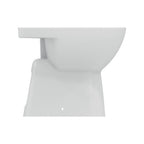 Sanitari distanziati da parete con sedile a chiusura tradizionale collezione Life Ideal Standard- scarico a terra