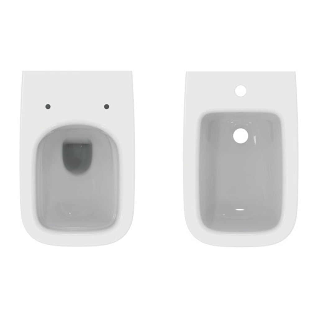 Sanitari sospesi con sedile soft close collezione Life Ideal Standard